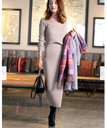 fifth | Vネックリブニットセットアップ¥6380(¥2552)(セットアップ)