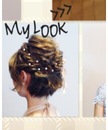 手作りパールピン | その他ヘアアクセサリー
