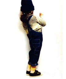 Cookie Houseオリジナルオーバーオール
(Back style)(デニムパンツ)