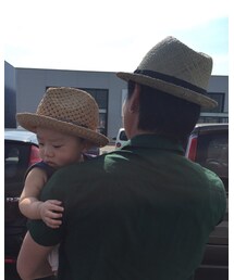 no brand | ハットでパパとリンク♡ (ハット)