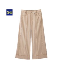 GU | ワイドクロップドパンツ(その他パンツ)
