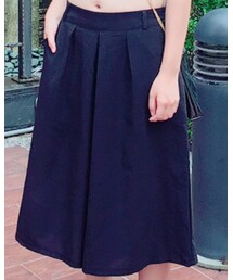 Lulus | 黑色寬褲舒服又百搭👍(パンツ)