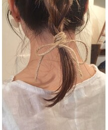 麻の紐 | ヘアアクセサリー