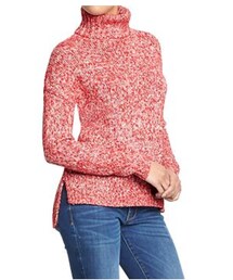 OLD NAVY | Old Navy Women's Turtleneck Sweater in Red Marl(ニット/セーター)