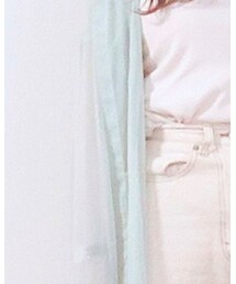 GU | #シアーロングシャツ #ミント(シャツ/ブラウス)