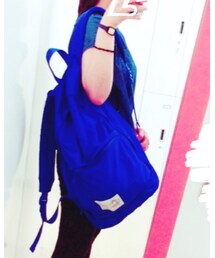 THEATRE PRODUCTS | モデルの青柳文子さんとシアタープロダクツがコラボした、限定カラーのバックパック。(バックパック/リュック)