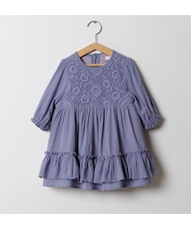 thejany | フラワーレース使いトップフリルスカートワンピース(ワンピース)