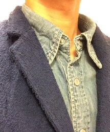 パイル地ジャケット(テーラードジャケット)