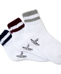 UNIVERSAL PRODUCTS | UNIVERSAL PRODUCTS  3P SOCKS[WHITE](ソックス/靴下)