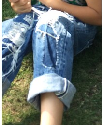 DENIM DUNGAREE | デニムパンツ