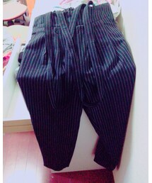 RAY CASSIN | 雑ですいません。足の下の方にかけてだんだん細くなっていますがそこまで細くないので折ったりしてもお洒落です。(その他パンツ)