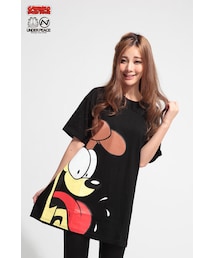 UNDER PEACE | UNDER PEACE X GARFIELD OVERSIZE / TEE (B)(Tシャツ/カットソー)