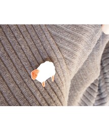 ？ | 羊さんのプラ板ブローチ(ブローチ/コサージュ)