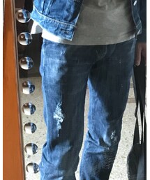 蓝 | デニムパンツ