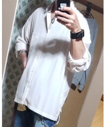 STUDIOUS | 【STUDIOUS】ヴィンテージサテンビッグシルエットシャツ(シャツ/ブラウス)