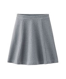 UNIQLO | ポンチフレアスカート(スカート)