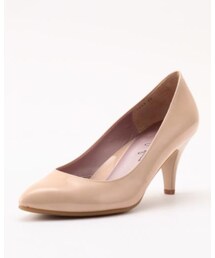 GINZA Kanematsu | ピンクベージュのパンプスをずっと探していたのですが、色がしっくりくるものがなかなか見つかりませんでした。やっと出会えたのが兼松さんのパンプス。とても7cmヒールと思えないほど楽チンです♬(パンプス)