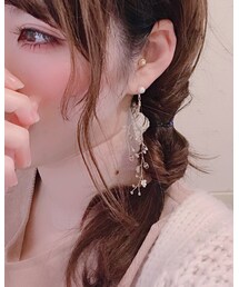 友達の手作りピアスっ | ピアス（両耳用）