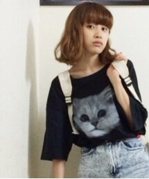 i | i tokyo meのTシャツ♡
ハクが可愛すぎる😂ikumiちゃんが作る服だーいすき♡(Tシャツ/カットソー)