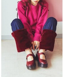 merry jenny | ずっと欲しかった、この形！メリージェニーさんが理想の形、色を作ってくださいました！！！注目していただきたいのは、糸の色！！！ボルドーにはボルドーの糸を。ブラックにはネイビー！！！(シューズ)