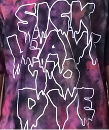 ready to dye x i sick leave tomorrow | Sick Leave To Dye tee(Tシャツ/カットソー)