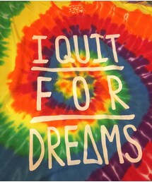 tinhataiping "天下太平" | "I Quit For Dreams" Tie Dye(Tシャツ/カットソー)