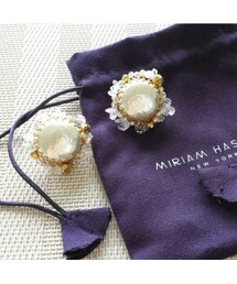 MIRIAM HASKELL | 大好きなミリアムハスケルの大振りイヤリング。パーティーシーンに大活躍。カジュアルスタイルにも◎(イヤリング)
