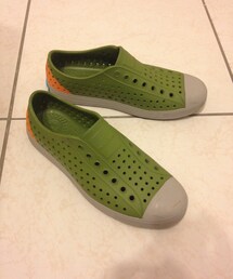 Native | Native Jefferson系列 軍綠/橘(その他シューズ)