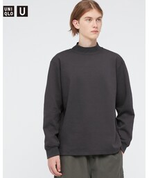 UNIQLO | モックネックプルオーバー M(Tシャツ/カットソー)
