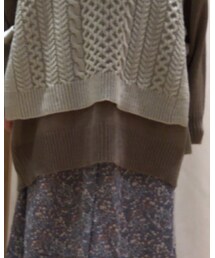 Samansa Mos2 blue | カーディガン/ボレロ