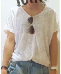 LE CIEL BLEU | 2012年頃購入！毎年ヘビロテで着てるけど全く痛みがなくお気に入り❤️(Tシャツ/カットソー)