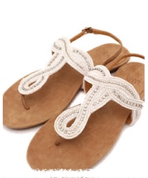 KIWI | kiwi キウイ ウエッジビーズサンダル   2013年 BARNEYS NEW YORKで購入(サンダル)