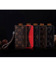 A | ルイヴィトン ダミエ携帯ケース iPhoneX iPhone8 手帳型ケース スタンド付き 用 Louis Vuitton iPhoneストラップ ケース モノグラム カード 高品質 iPhone8/7 plusケース ビジネス風NO.106 (シャツワンピース)