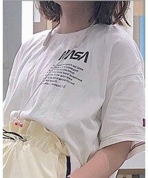 PAGEBOY | NASAロゴTシャツ(Tシャツ/カットソー)