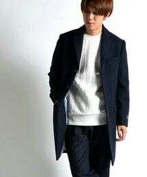 SHIPS JET BLUE | SHIPS JET BLUE: ウールチェスターコート 16AW■(チェスターコート)