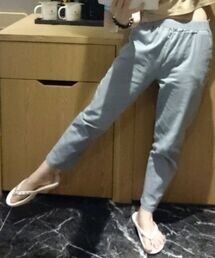 A-SO-BI | 鬆緊牛仔休閒褲(デニムパンツ)