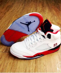 AIR JORDAN | Aj5 Fire Red(スニーカー)