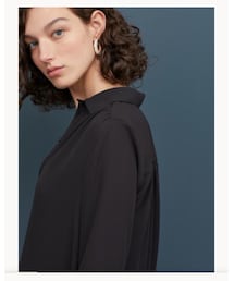 H&M | H&M - Utility Shirt Regular fit - Black(シャツ/ブラウス)