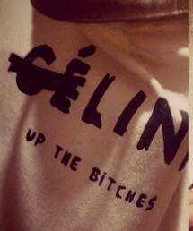 CELINE UP THE BITCHES BAG(トートバッグ)