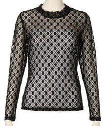 merry jenny | ハイネック レーストップス(Tシャツ/カットソー)
