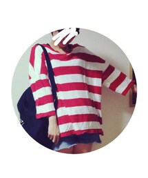 ボーダーTシャツ(used)(Tシャツ/カットソー)