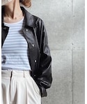 ZARA(ザラ)の「ジャケット/アウター(ライダースジャケット)」