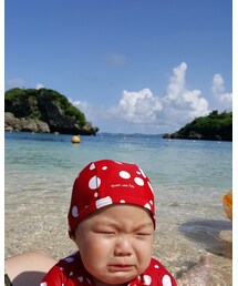 人生初の海🌊大泣き | その他