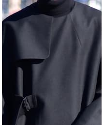 HYKE | ノーカラーコート