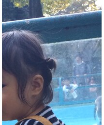 初☆髪を結びました | その他