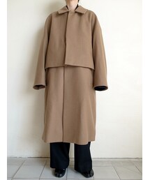 YOKE | yoke ヨーク 3WAY BAL COLLAR SHARE COAT・CAMEL(ステンカラーコート)