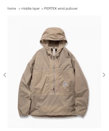 and wander | PERTEX wind pullover(ナイロンジャケット)
