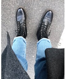 VINTAGE | ジャスティン ローパー ブーツ。なかなか日本ではお目にかかれない形です。(ブーツ)