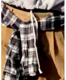 UNIQLO | ボルダリング行く前に寒くて買ったネルシャツ風。アウトドアの時に重宝する。火の粉飛んできても腹が立たない。(シャツ/ブラウス)