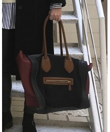 CELINE | セリーヌのバッグのリメイク。色褪せたバッグをクライアントの代表に5000円で売りつけられたので、濃い色に染め直したら、あら素敵！(トートバッグ)